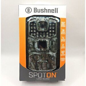 Bushnell 66061WM 720p 18MP Spot On Low Glow Trail Camera 18MP 50' Range NWT